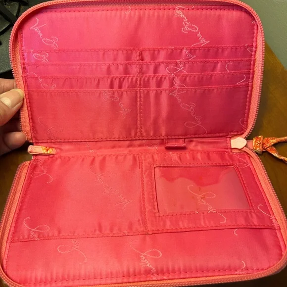 Vera Bradley Sherbet Zip Around Wallet - Picture 4 of 9